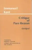 Critique of Pure Reason, Abridged - Kant, Immanuel