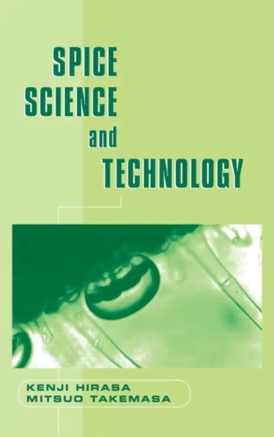 Spice Science and Technology - Hirasa, Kenji a Takemasa, Mitsuo
