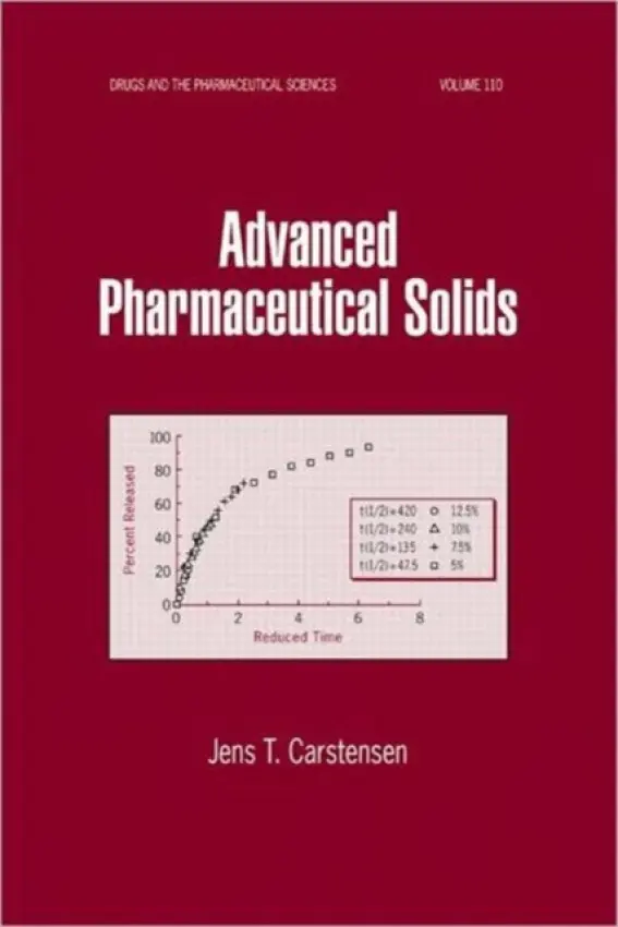 Advanced Pharmaceutical Solids - Carstensen, Jens T. (University of Wisconsin (Emeritus), Madison, USA)