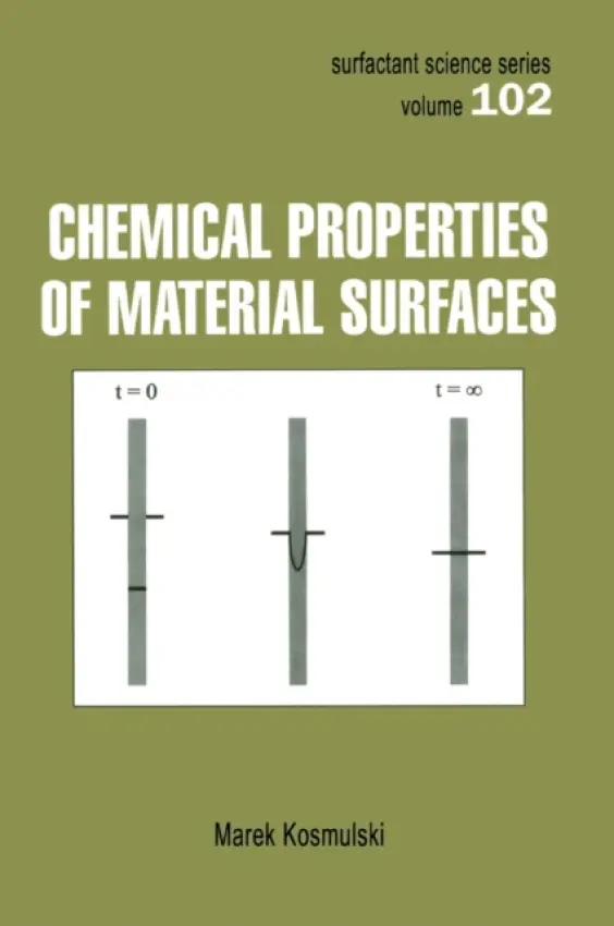 Chemical Properties of Material Surfaces - Kosmulski, Marek