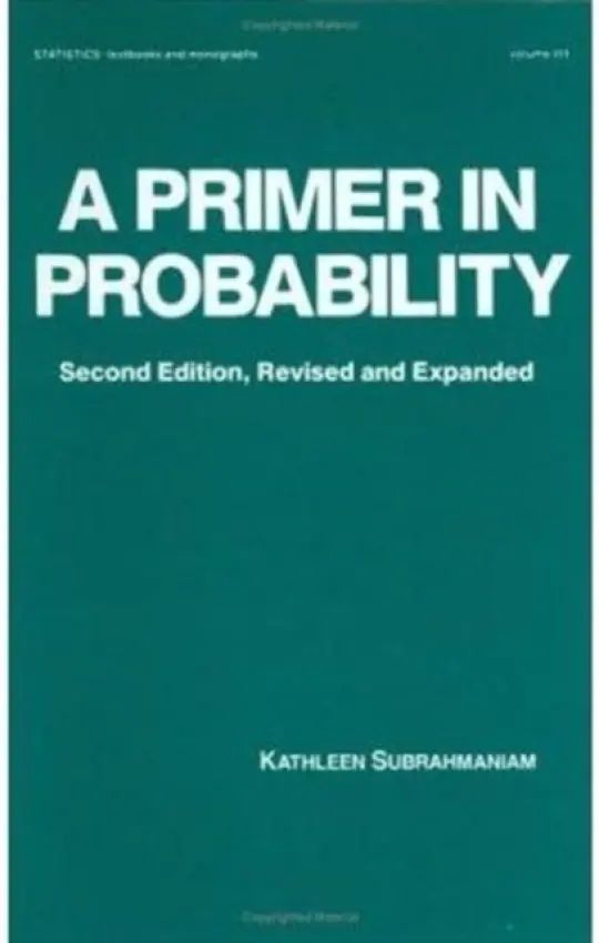 Primer in Probability - Subrahmaniam, Kathleen