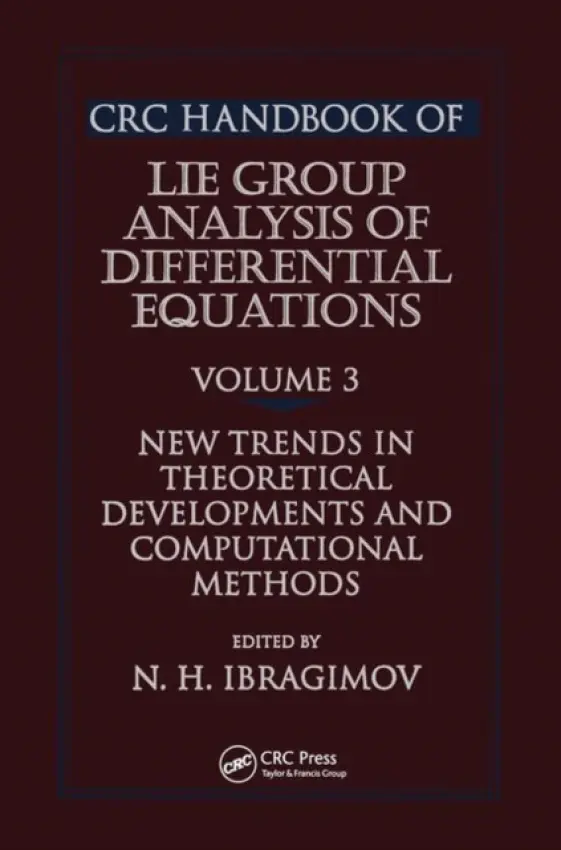CRC Handbook of Lie Group Analysis of Differential Equations, Volume III - Ibragimov, Nail H.