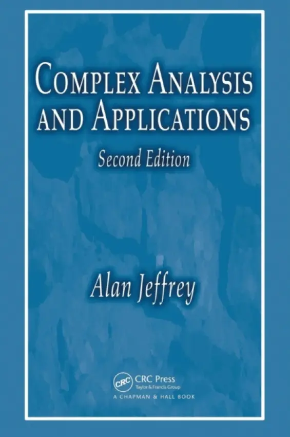 Complex Analysis and Applications - Jeffrey, Alan (University of Newcastle upon Tyne, UK)
