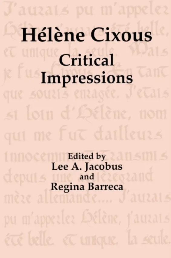 Helene Cixous - Jacobus, Lee A. a Barreca, Regina