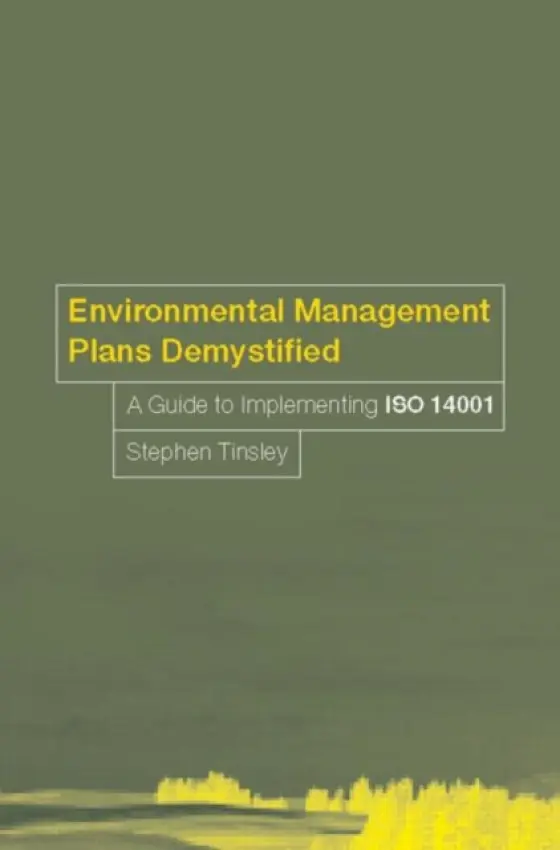 Environmental Management Plans Demystified - Tinsley, Stephen (Business Development Director of Scotland Electronics (international) Ltd, UK.)