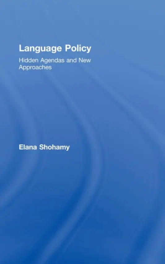 Language Policy - Shohamy, Elana