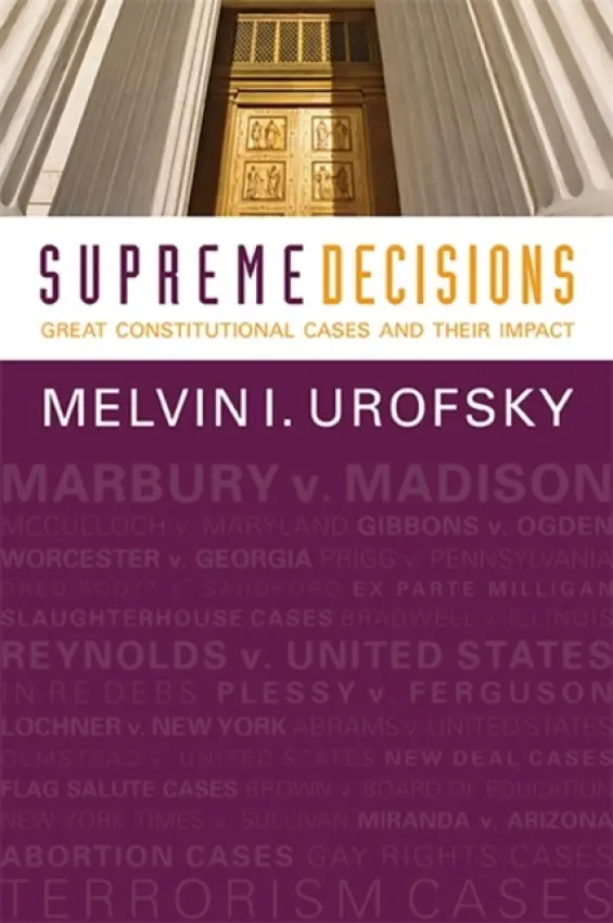 Supreme Decisions, Combined Volume - Urofsky, Melvin I.