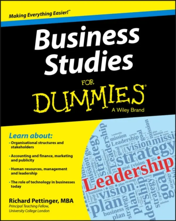 Business Studies For Dummies - Pettinger, Richard