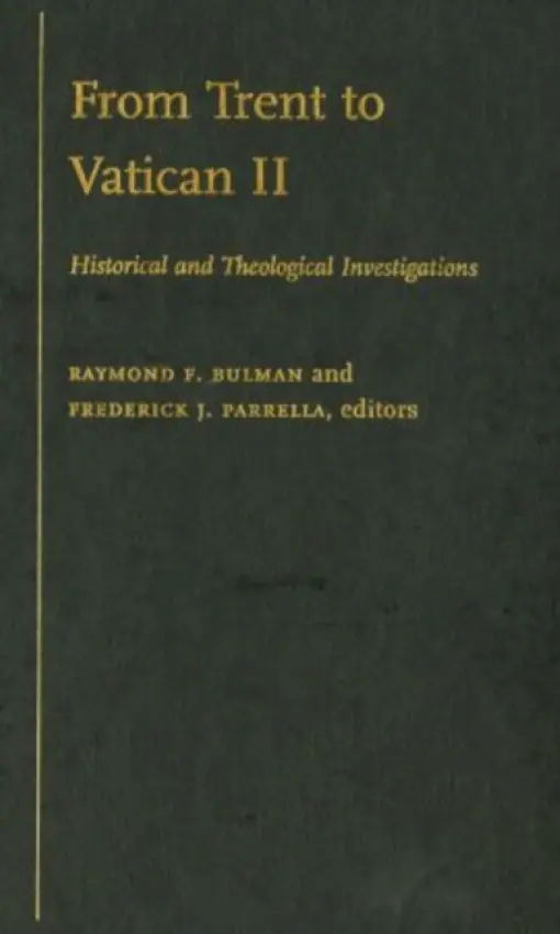 From Trent to Vatican II