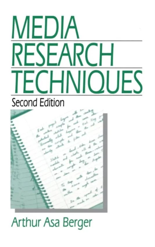 Media Research Techniques - Berger, Arthur A,