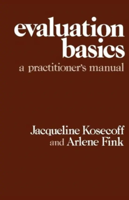 Evaluation Basics - Kosecoff, Jacqueline a Fink, Arlene G.