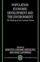 Population, Economic Development, and the Environment