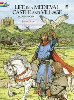 Life in a Medieval Castle Coloring Book - Green, John