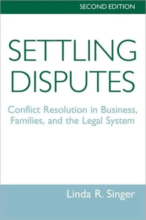 Settling Disputes - Singer, Linda