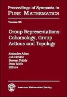 Group Representations Summer Research Institute on Cohomology, Representations, and Actions of Finite Groups, July 7-27, 1996, University of Washingto