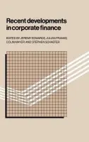 Recent Developments in Corporate Finance