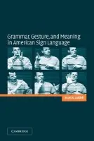 Grammar, Gesture, and Meaning in American Sign Language - Liddell, Scott K. (Gallaudet University, Washington DC)