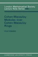 Maximal Cohen-Macaulay Modules over Cohen-Macaulay Rings - Yoshino, Y.