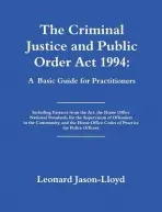Criminal Justice and Public Order Act 1994 - Jason-Lloyd, Leonard