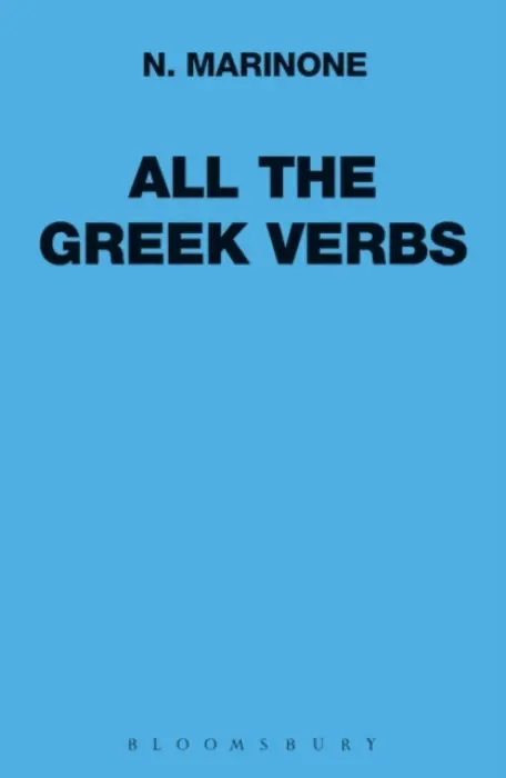 All the Greek Verbs - Marinone, N.