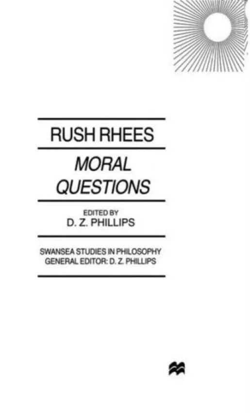 Moral Questions - Rhees, R.