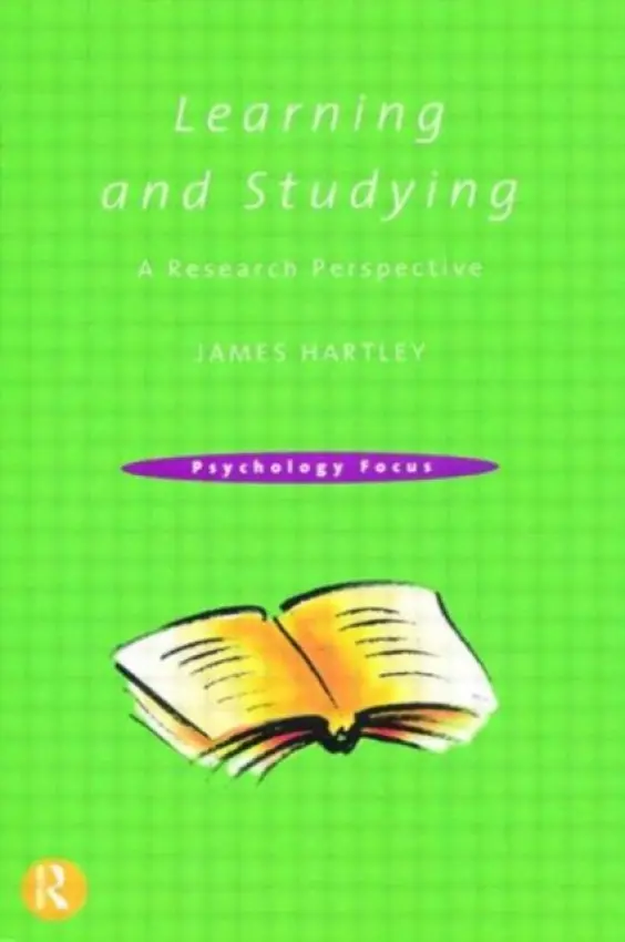 Learning and Studying - Hartley, James