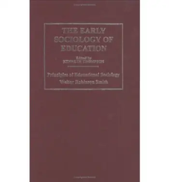 Early Sociology of Education
