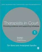 Therapists in Court - Bond, Tim a Sandhu, Amanpreet