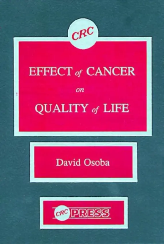Effect of Cancer On Quality of Life - Osoba, David