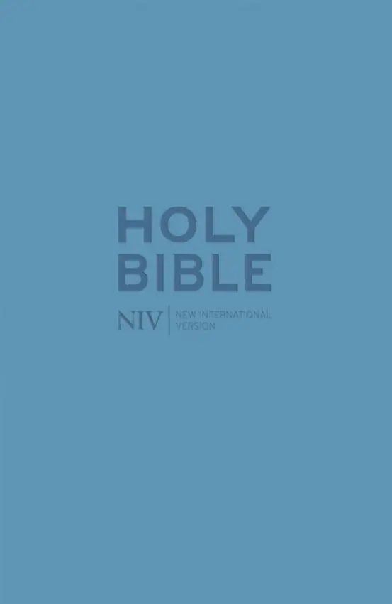 NIV Pocket Cyan Soft-tone Bible with Zip - New International Version