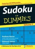 Sudoku For Dummies, Volume 2 - Heron, Andrew (Crosswords Ltd) a James, Edmund (Crosswords Ltd)