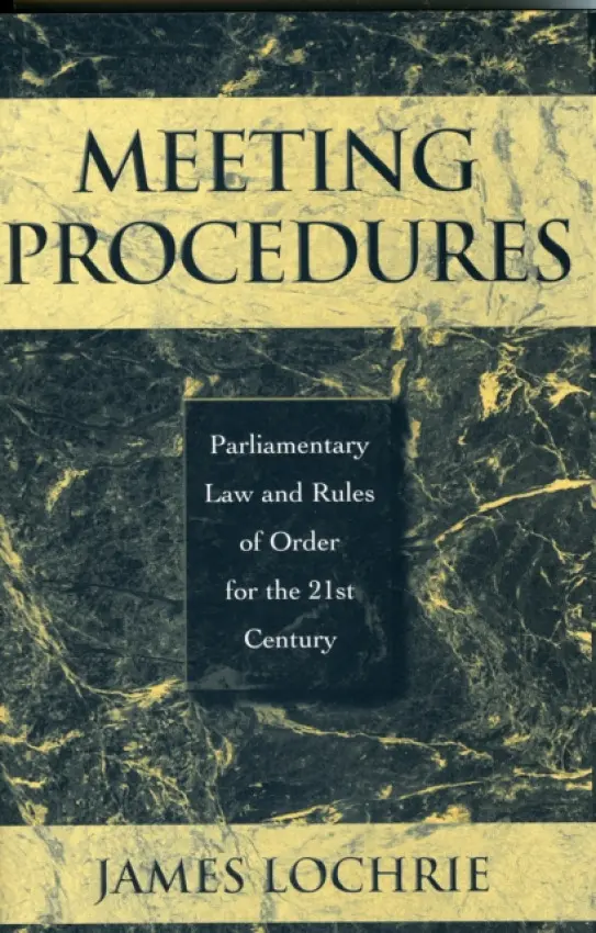 Meeting Procedures - Lochrie, James
