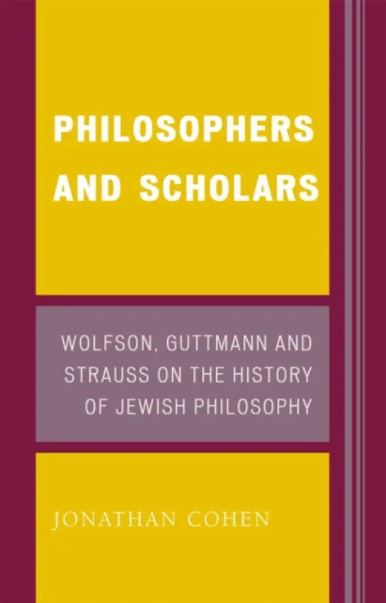 Philosophers and Scholars - Cohen, Jonathan, Ph.D