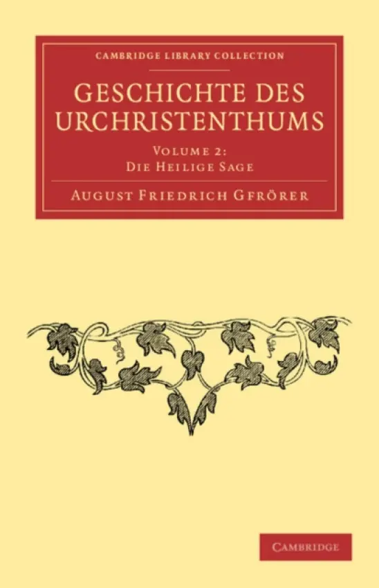 Geschichte des Urchristenthums - Gfrorer, August Friedrich