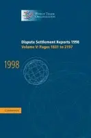 Dispute Settlement Reports 1998: Volume 5, Pages 1831-2197