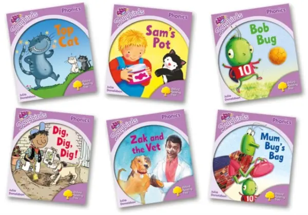 Oxford Reading Tree Songbirds Phonics: Level 1+: Mixed Pack of 6 - Donaldson, Julia