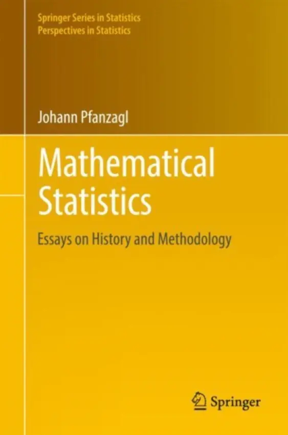 Mathematical Statistics - Pfanzagl, Johann