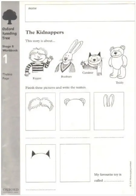Oxford Reading Tree: Level 8: Workbooks: Workbook 1: The Kidnappers and Viking Adventures (Pack of 30) - Page, Thelma
