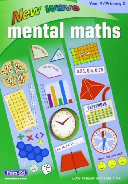 New Wave Mental Maths: Year 4 / P5 - RIC Publications, Eddie a Krajcar a Tiivel