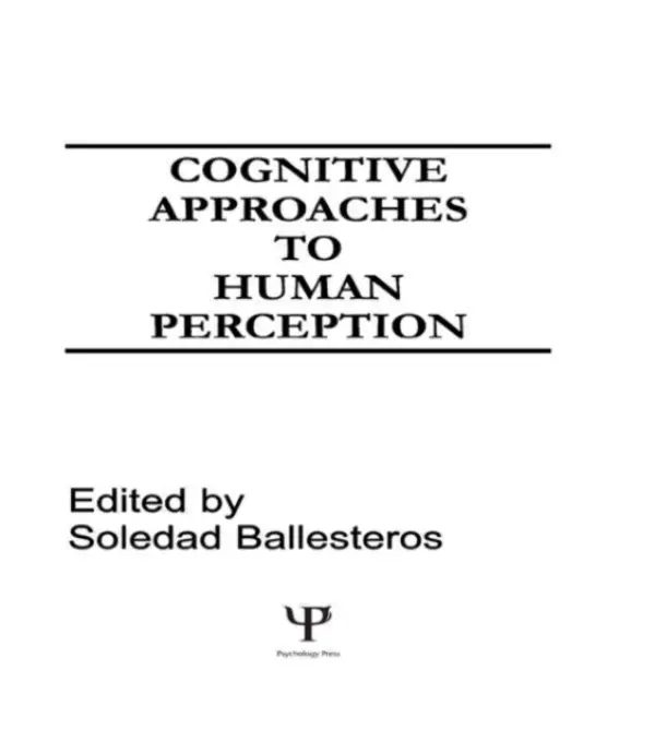 Cognitive Approaches to Human Perception - Ballesteros, Soledad