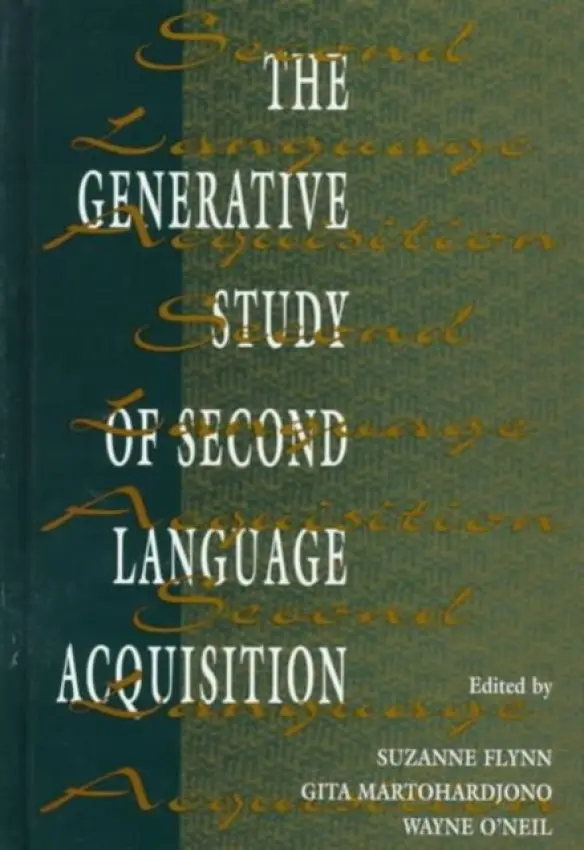 Generative Study of Second Language Acquisition