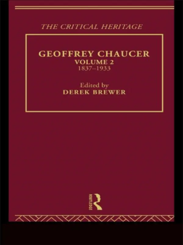 Geoffrey Chaucer - Brewer, Derek