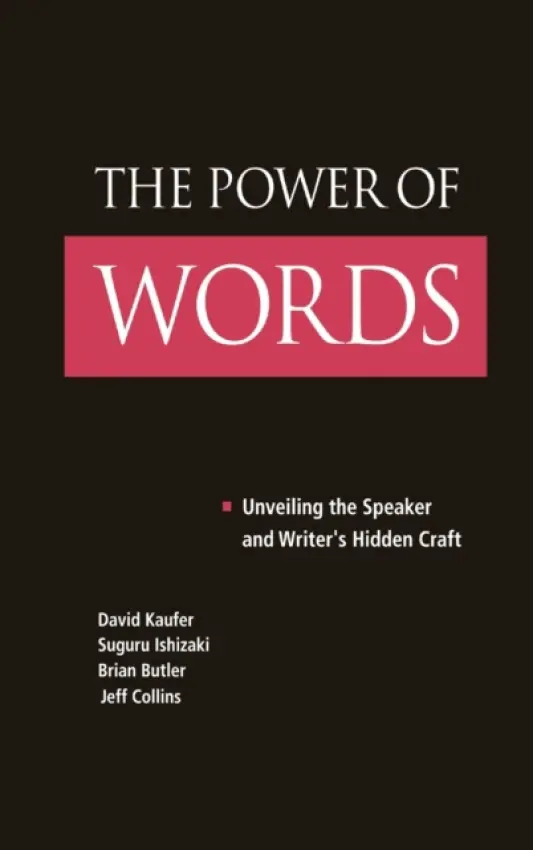 Power of Words - Kaufer, David S. a Ishizaki, Suguru a Butler, Brian S. a Collins, Jeff