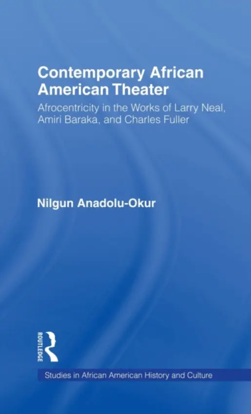 Contemporary African American Theater - Anadolu-Okur, Nilgun