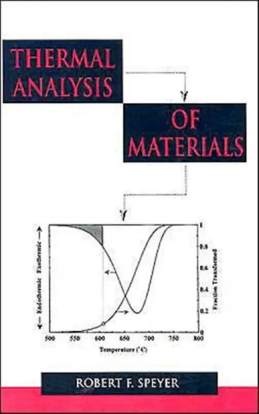 Thermal Analysis of Materials - Speyer, Robert