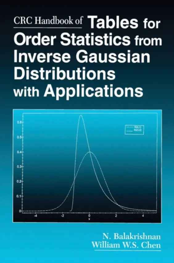 CRC Handbook of Tables for Order Statistics from Inverse Gaussian Distributions with Applications - Balakrishnan, N. a Chen, William
