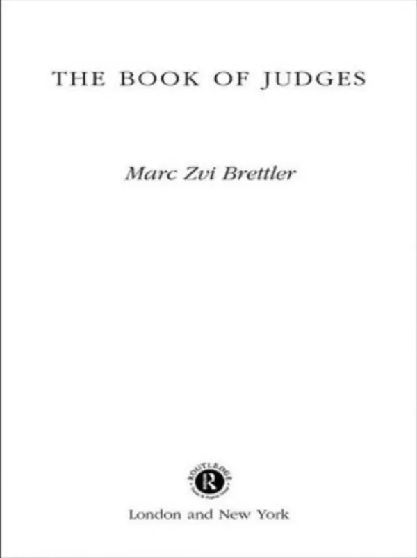 Book of Judges - Brettler, Marc Zvi