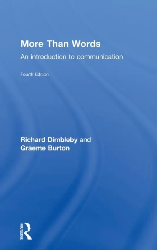 More Than Words - Dimbleby, Richard a Burton, Graeme