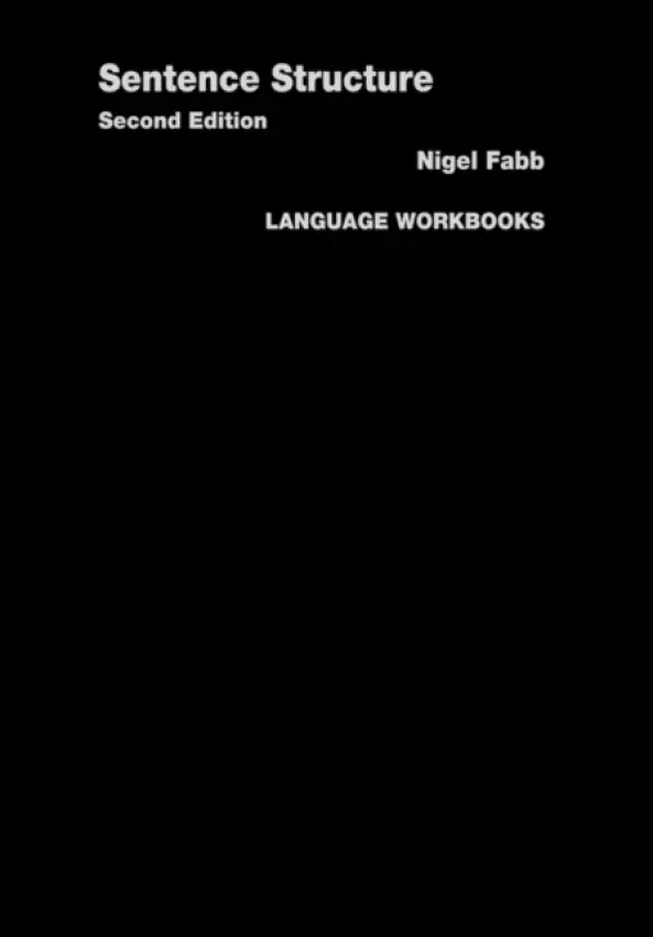 Sentence Structure - Fabb, Nigel