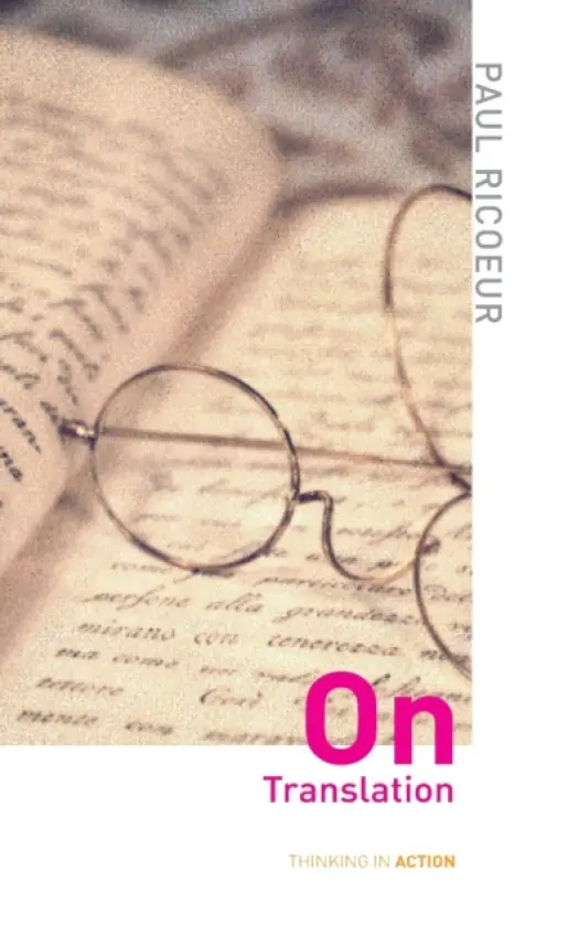 On Translation - Ricoeur, Paul